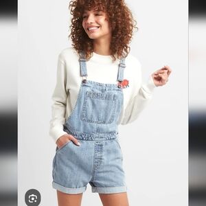 GAP Denim Shorts Overalls